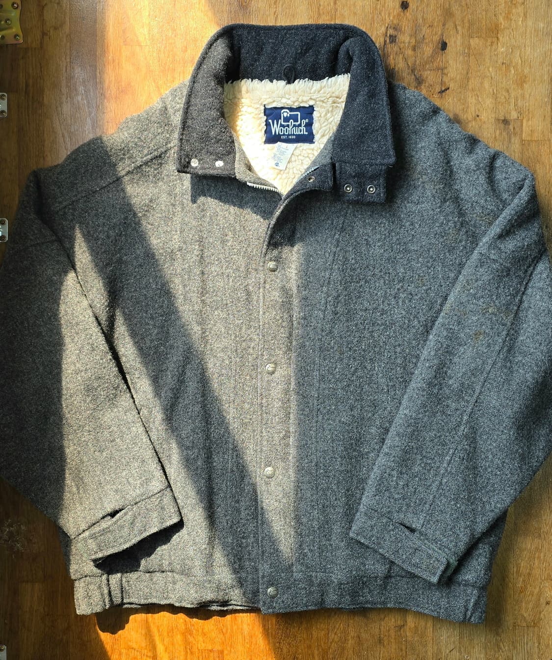 레어) WOOLRICH 울리치 울 헌팅 자켓 바시티 XL , USA 상품이미지1