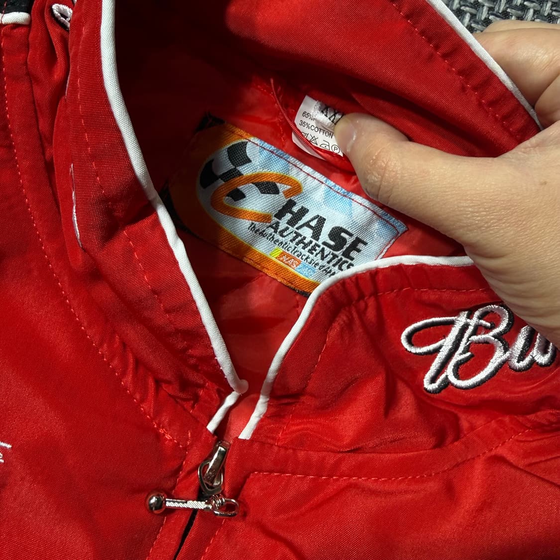새상품 Budweiser 레이싱 점퍼 (XL/XXL) 상품이미지4