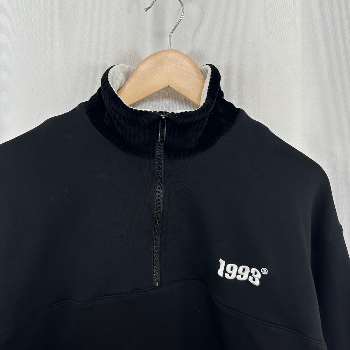 1993스튜디오 남자 맨투맨티셔츠 빅사이즈 검정 M 상품이미지2