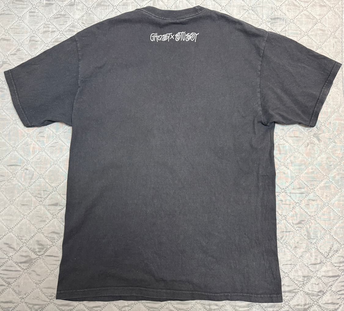 스투시 X 고스트 프린팅 반팔 블랙 상품이미지6