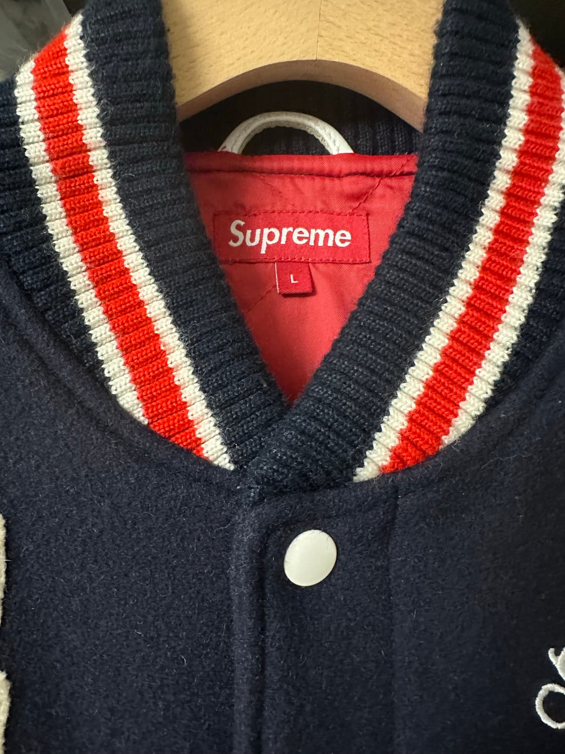 supreme 2009fw tiger varsity jacket 상품이미지4
