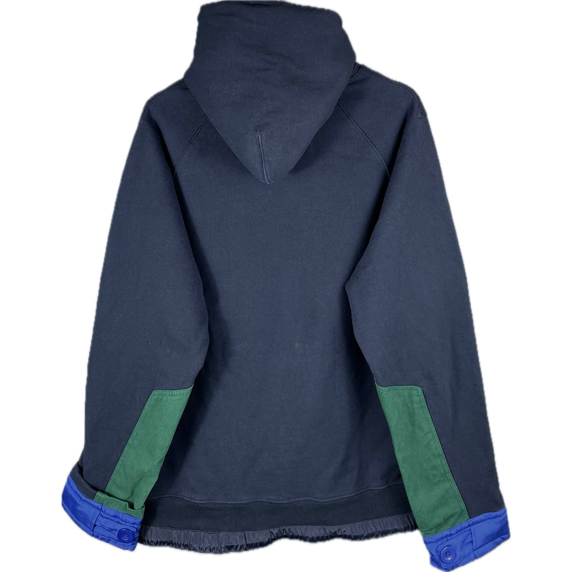 [3] SAKAI 사카이 풀오버 소매 배색 디테일 후드 티 상품이미지1