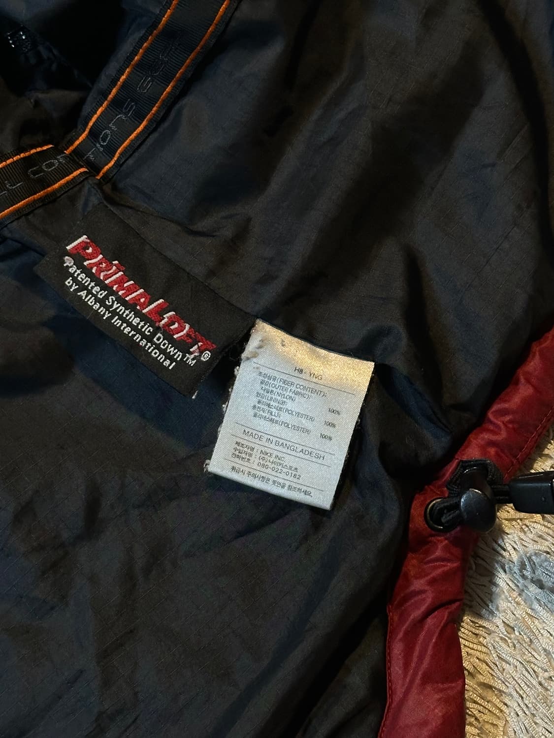 희귀) 00's 나이키 ACG 올드스쿨 프리마로프트 푸퍼 패딩 레드 상품이미지7