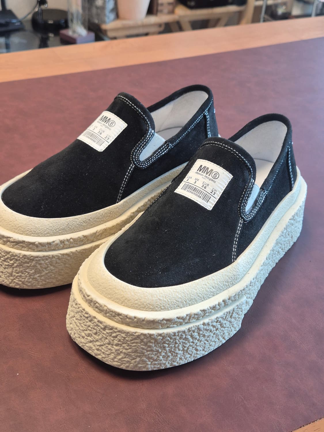 실착용1회  230(36) 정품 메종마르지엘라 청키슬립온 상품이미지7