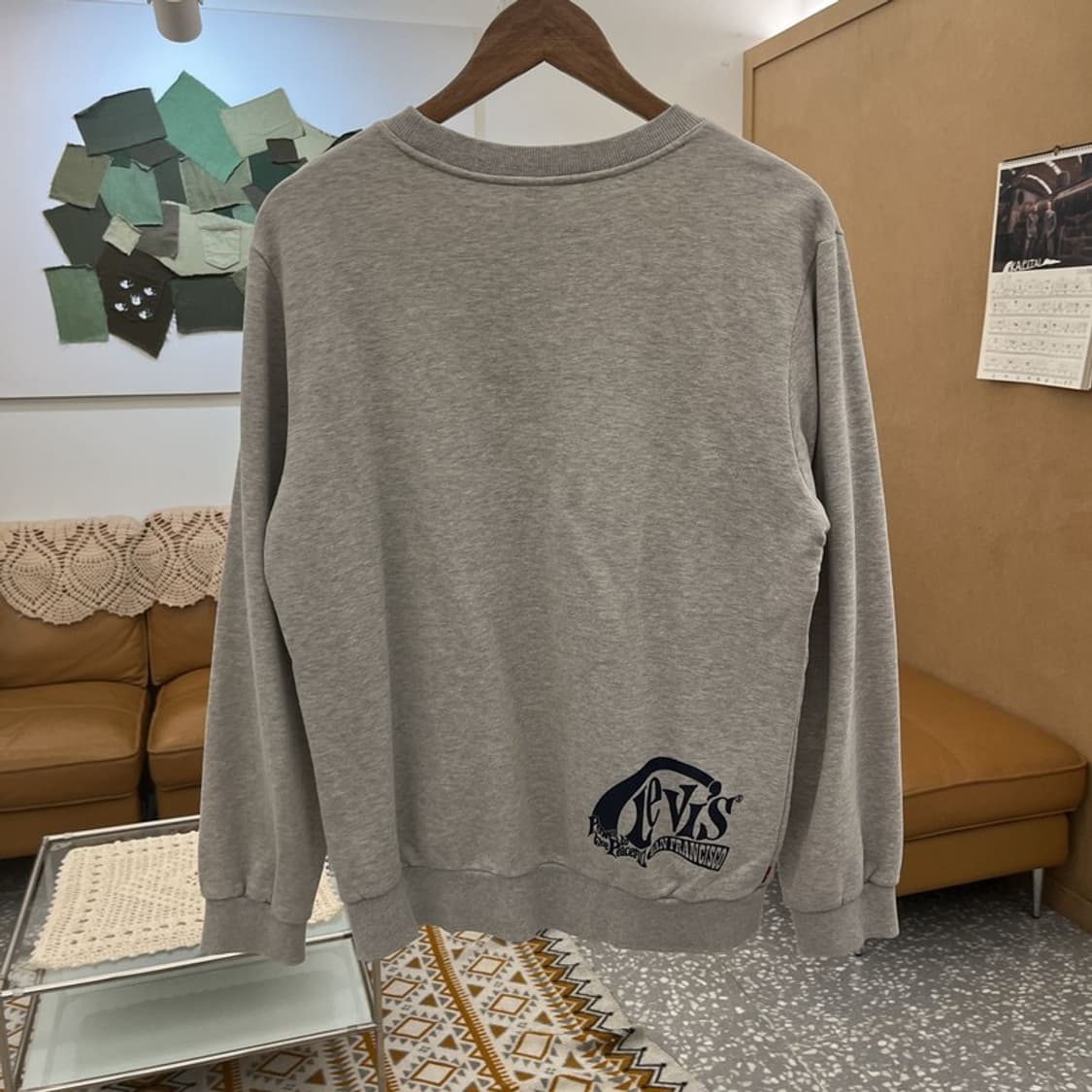 리바이스 올드스쿨 레트로 스트릿 키치로고 맨투맨 160 C10700 상품이미지4