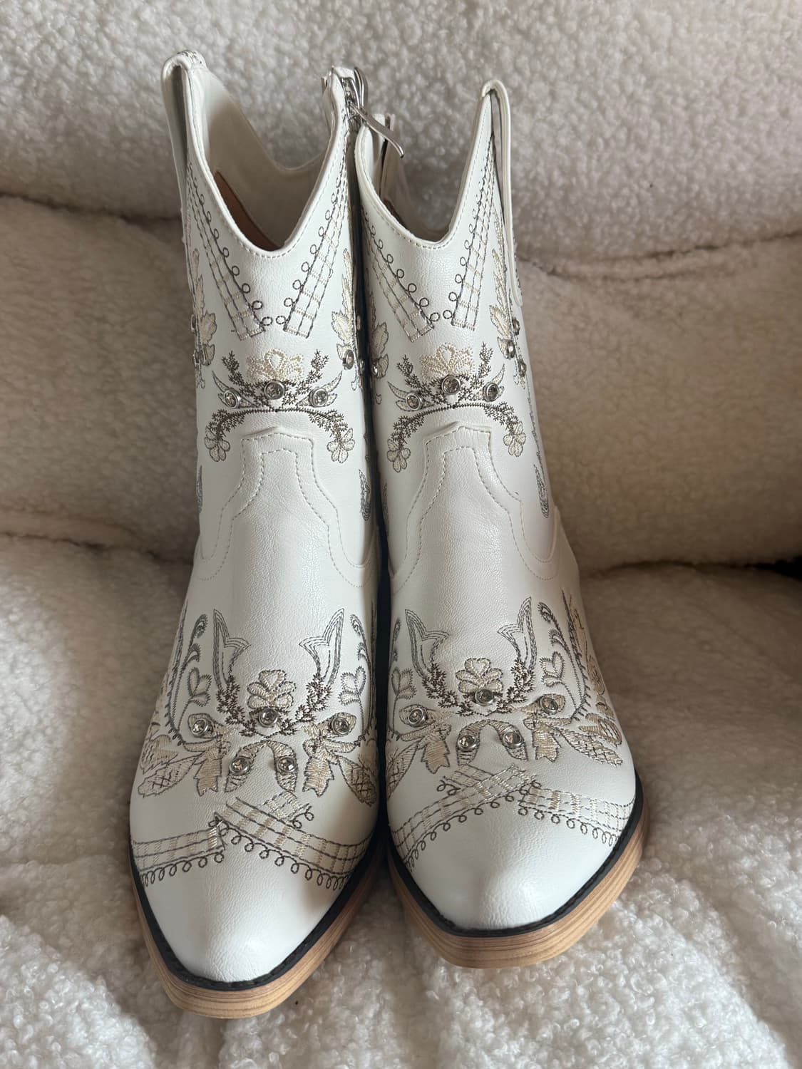 화이트 웨스턴 부츠 상품이미지1