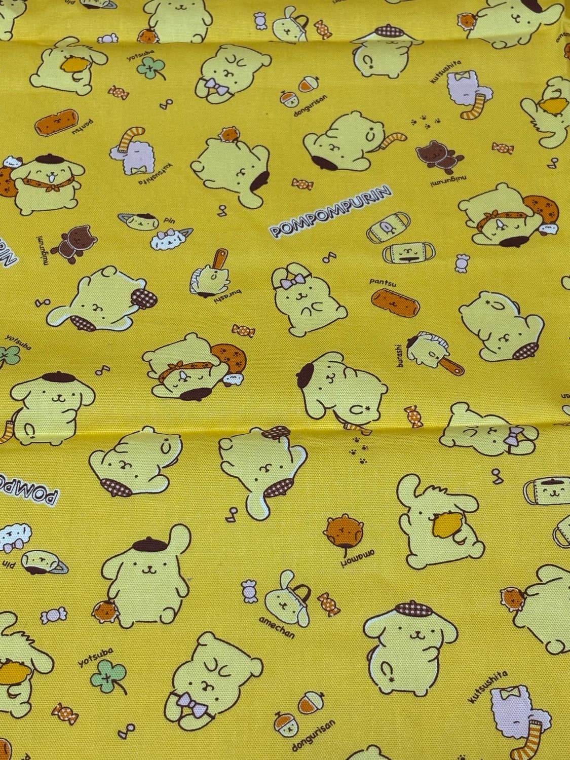 고전 산리오 폼폼푸린 패브릭 상품이미지1