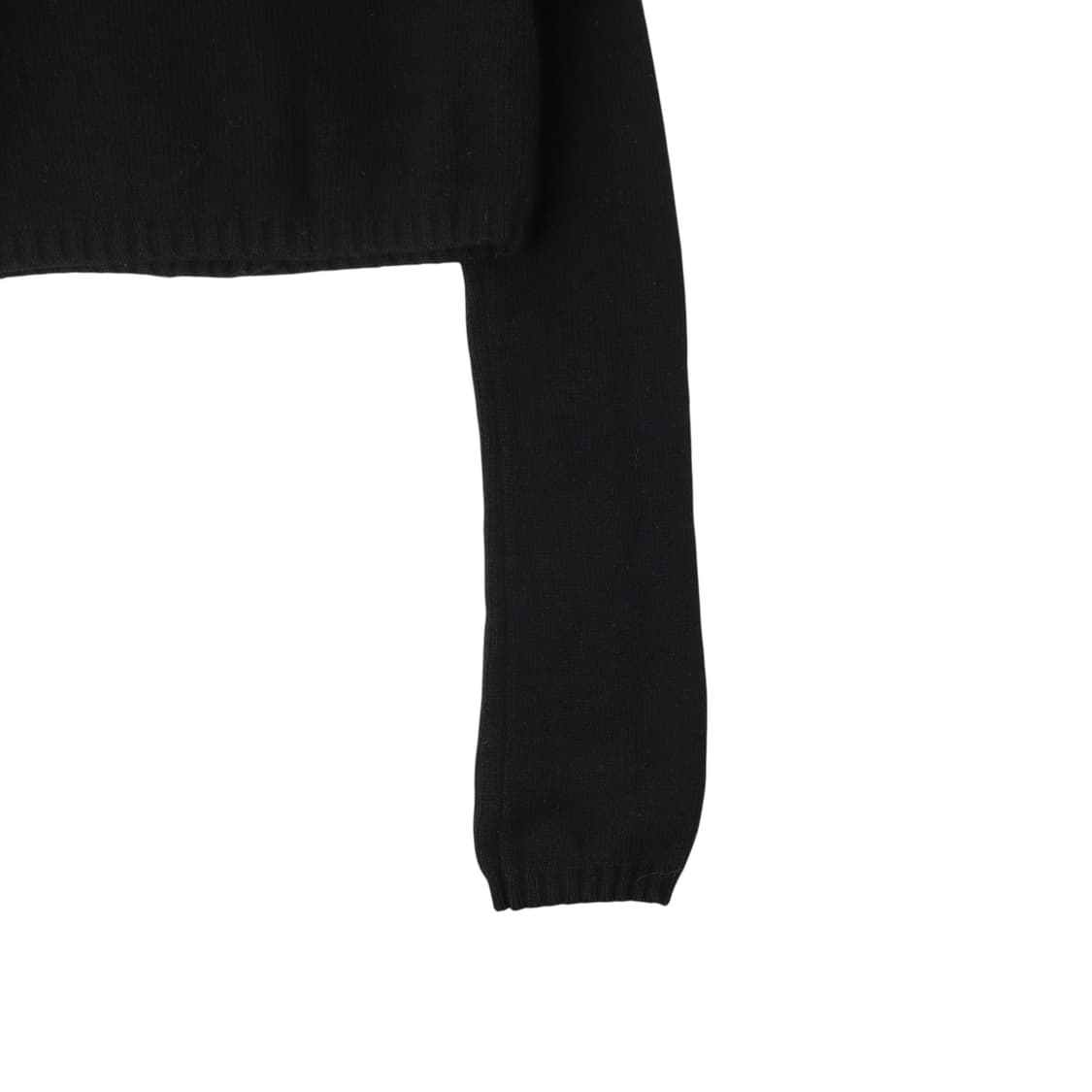 폴로진스 후디드 크롭 더블 울 니트 가디건 상품이미지7