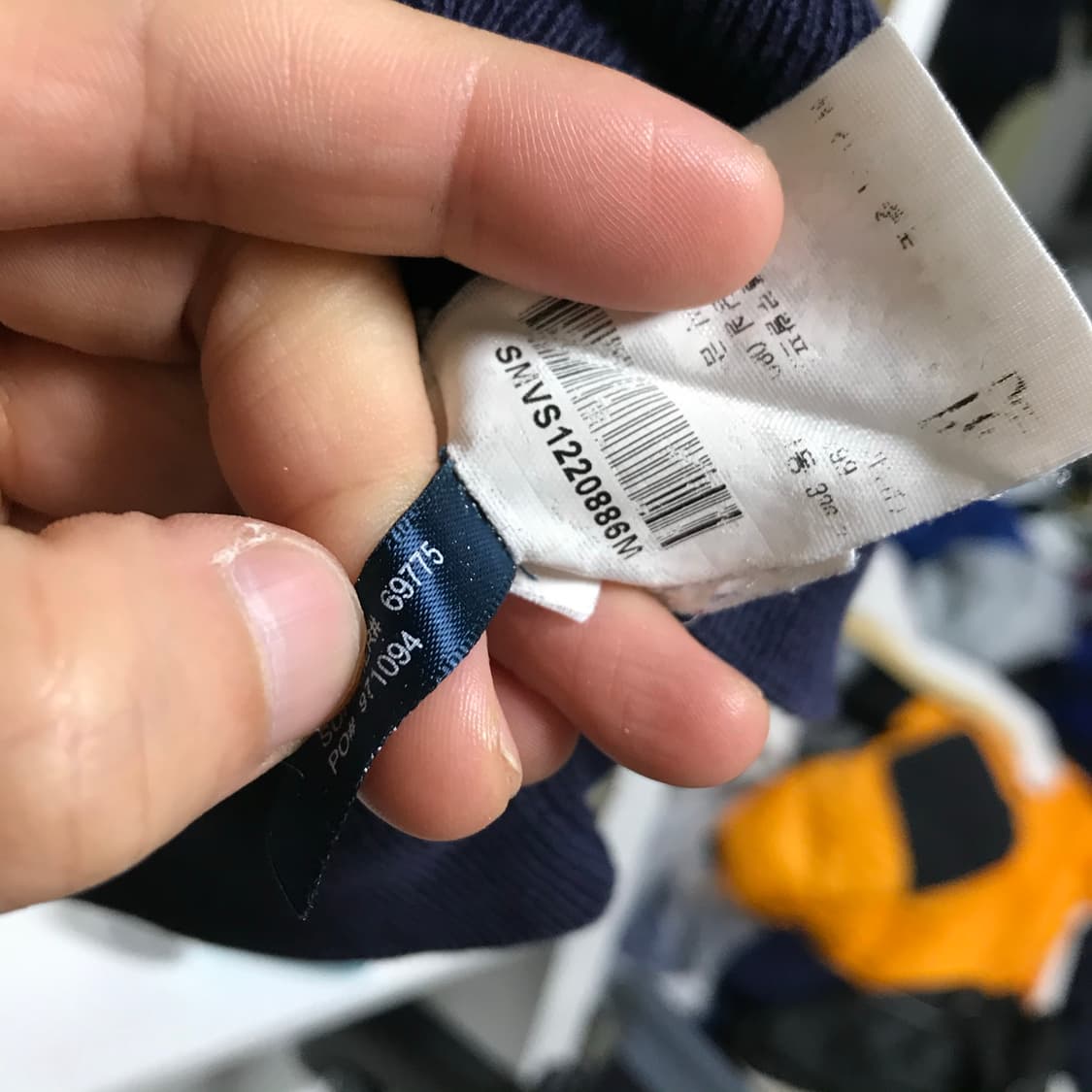 폴로 면코튼 네이비 맨투맨 상품이미지6