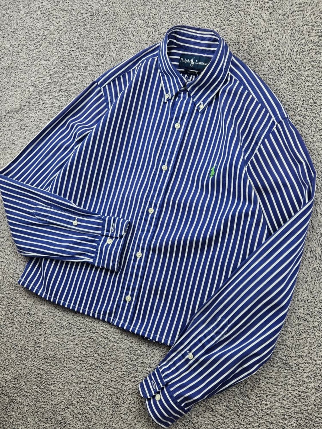 폴로랄프로렌 크롭 커스텀 스트라이프 셔츠 ( S ) / 11665 상품이미지6