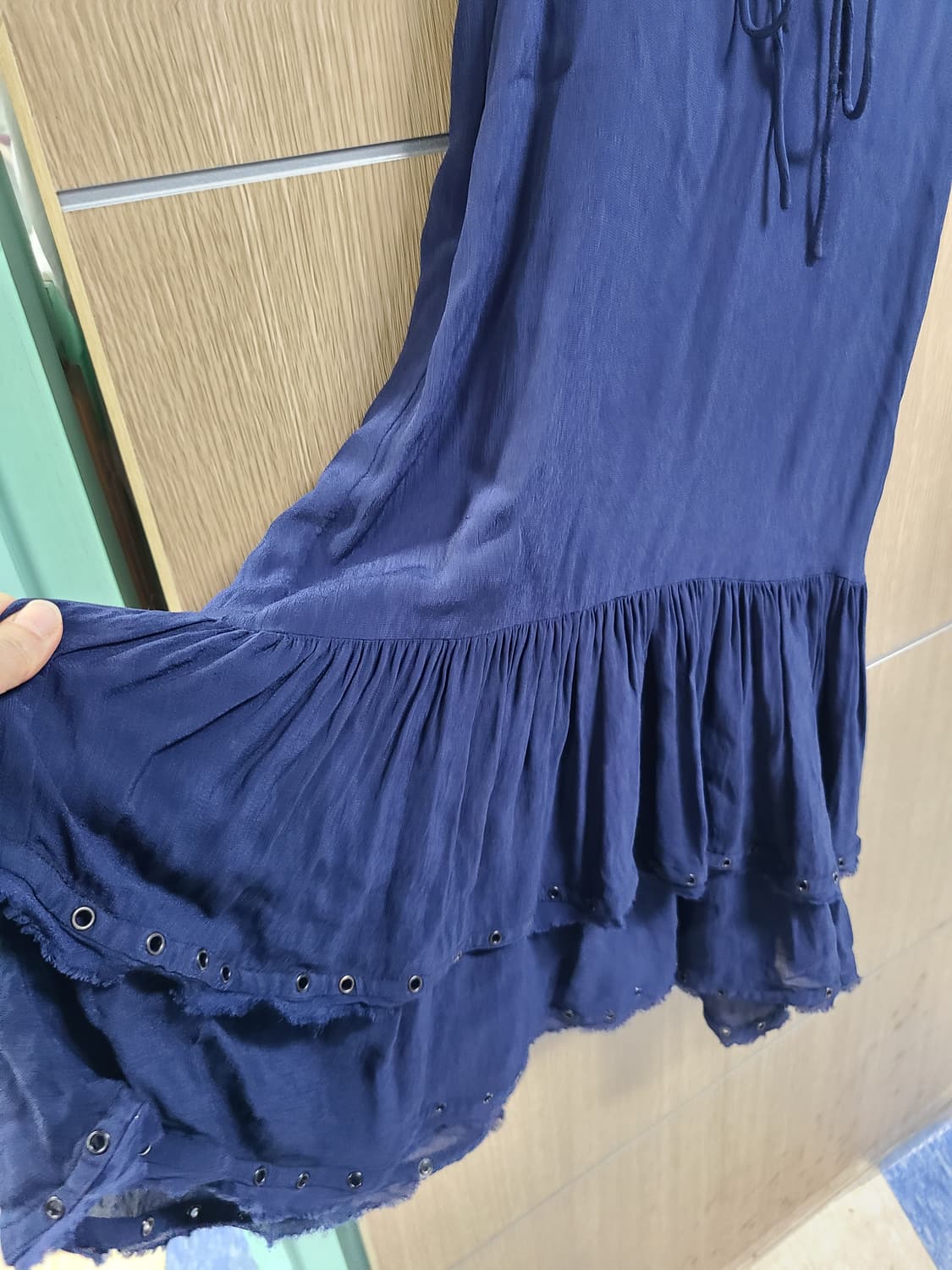 쟈딕앤볼테르 블루 민소매 원피스 상품이미지4