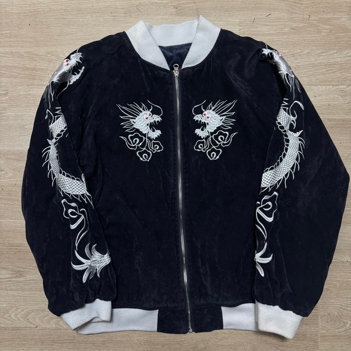 벨벳 누빔안감 용자수 스카잔 상품이미지1