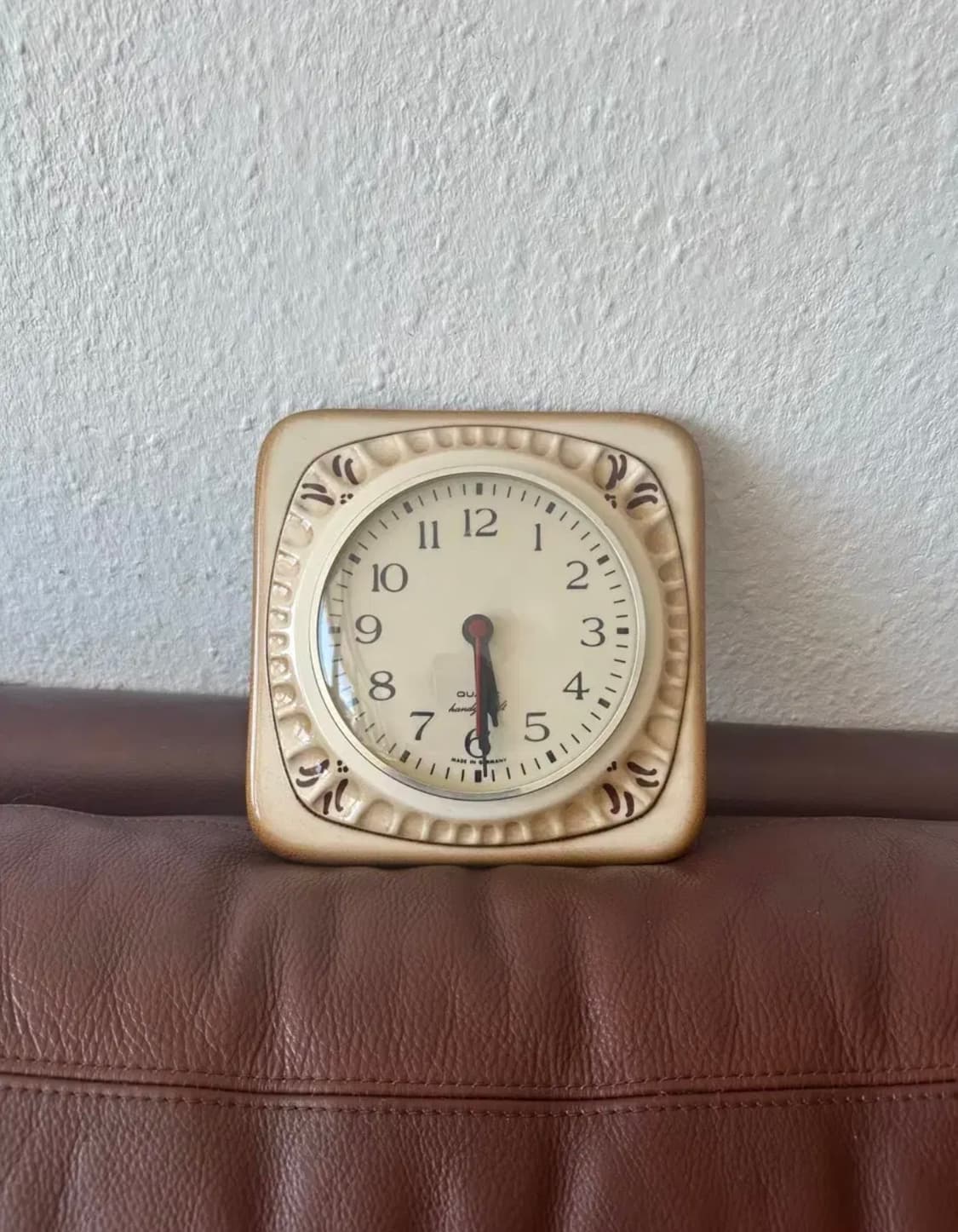 독일)빈티지 세라믹 베이지벽시계 상품이미지1