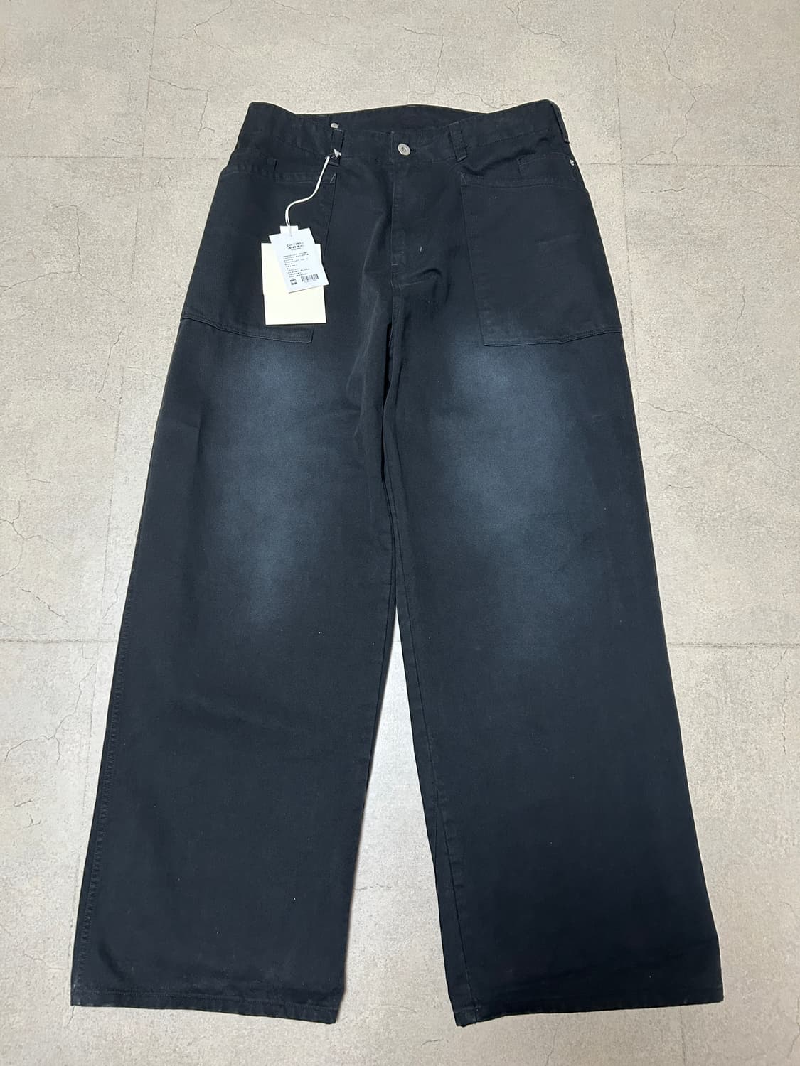 폴리테루 코튼 퍼티그 워시드 블랙 2 상품이미지3