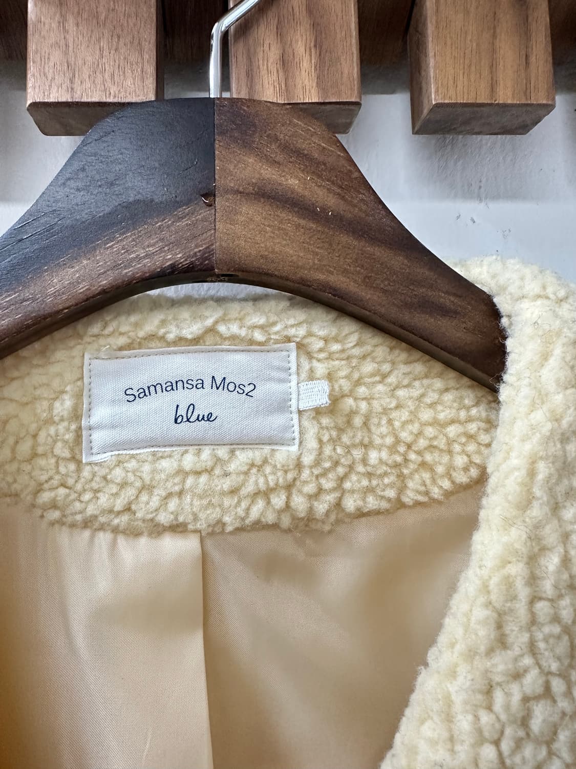 Samansa Mos2 사만사모스 보아 뽀글이 코트 상품이미지2