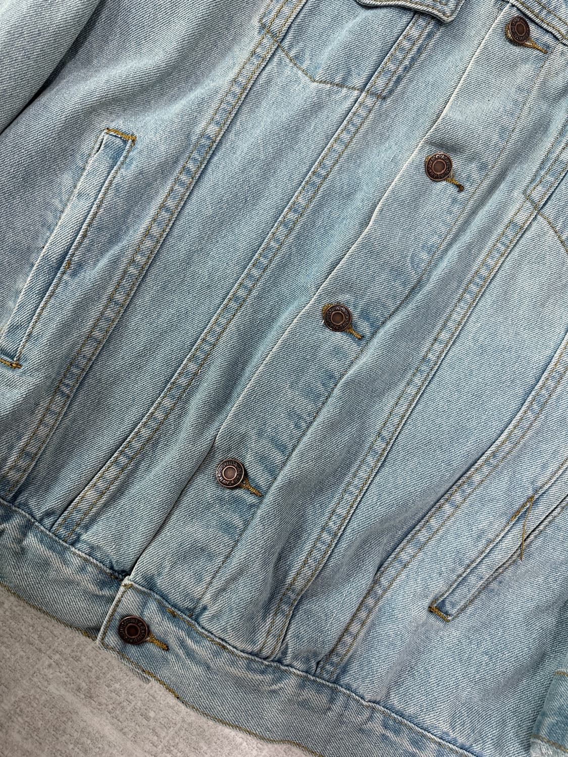 빈티지 데님자켓 오버핏 상품이미지4