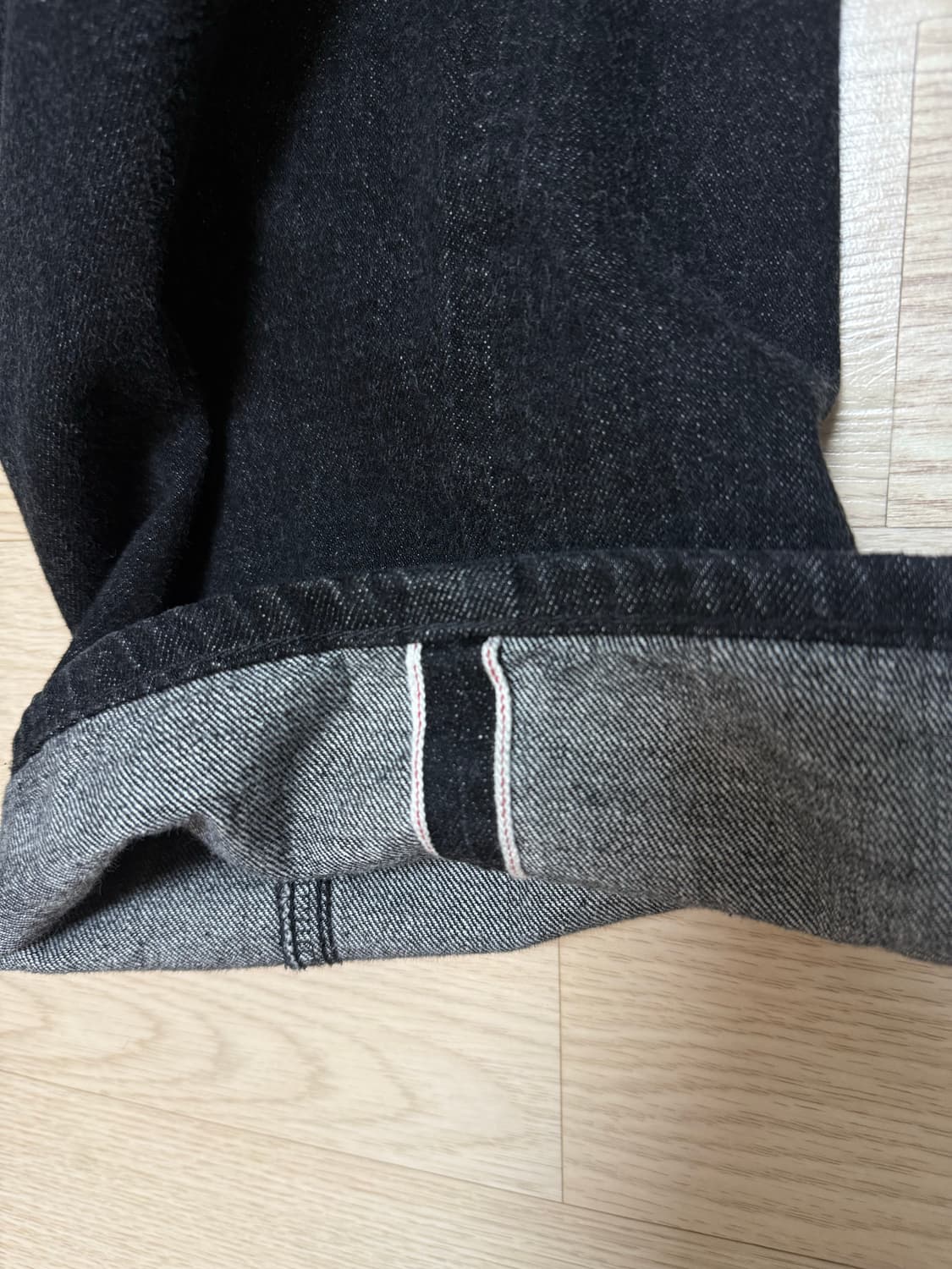 해칭룸 Regular Selvedge Jeans Black  상품이미지5