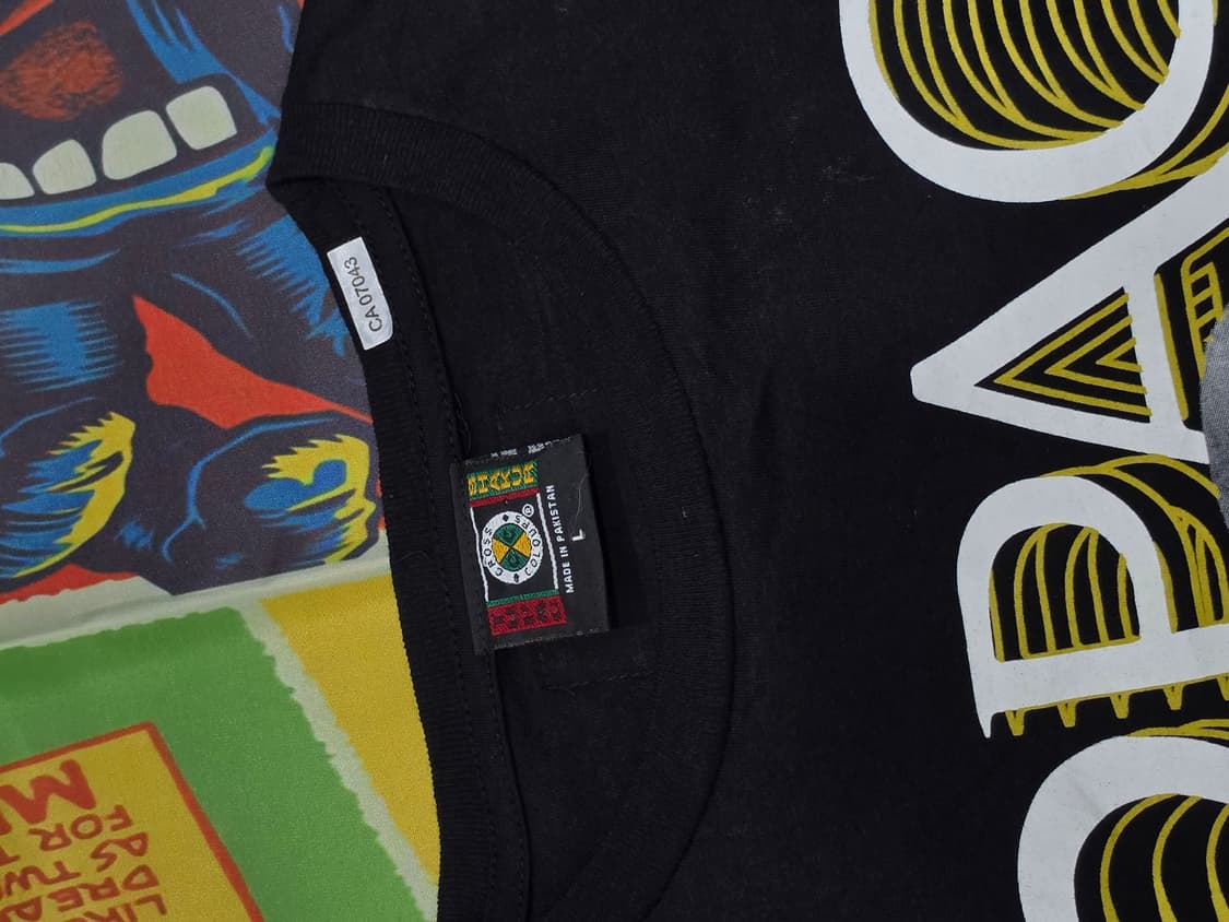 90's Cross Colours 2pac 반팔 L 상품이미지3