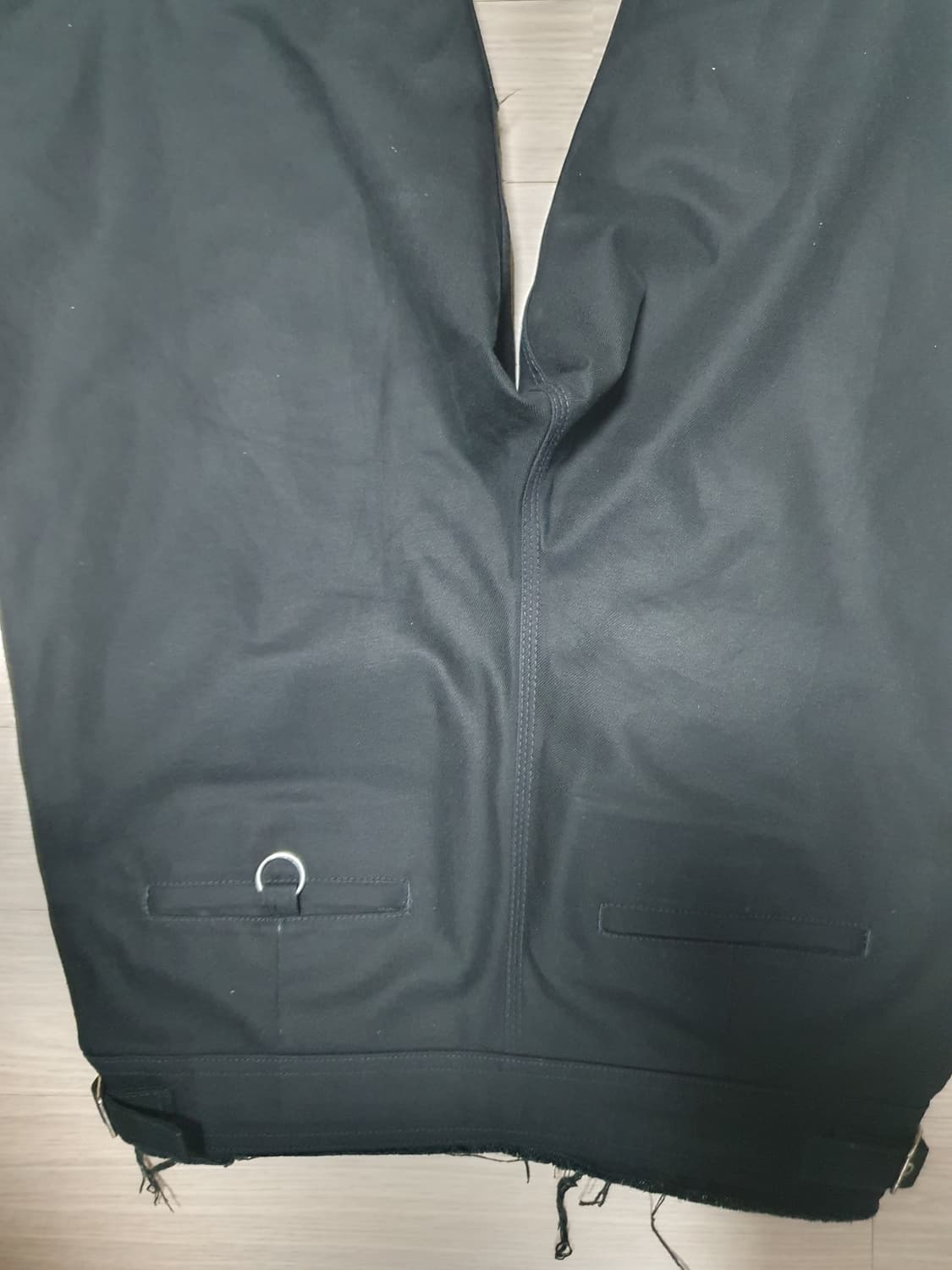 라프시몬스 19AW 패널링 팬츠 블랙44 상품이미지4