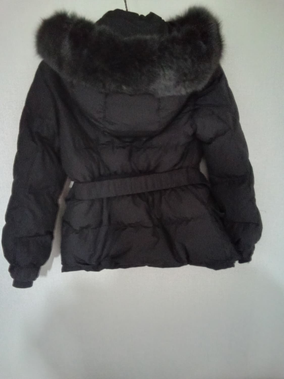 에고이스트 슬리브 다이아퀄팅 폭스퍼 패딩 상품이미지2