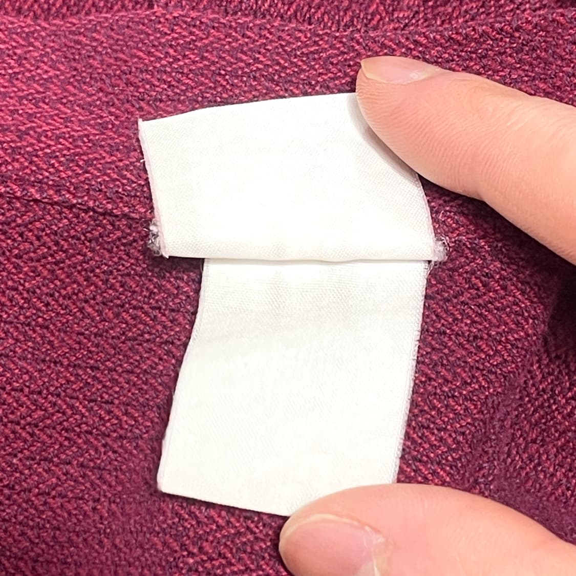 아쿠아스큐텀 버건디 면 셔츠 남방 남성105 상품이미지6