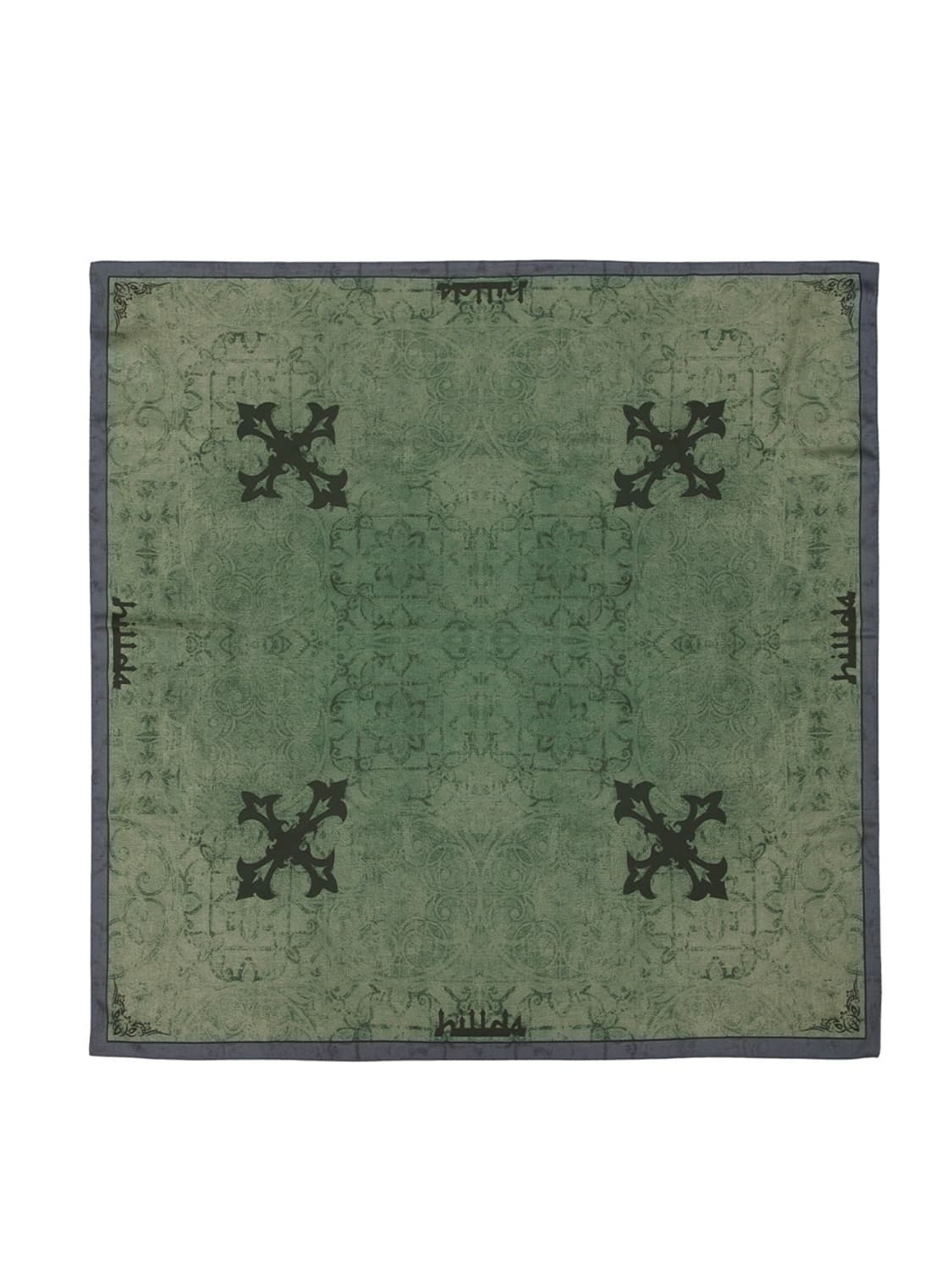 HILLDA Bohemian Paisley Scarf [Khaki] 상품이미지1