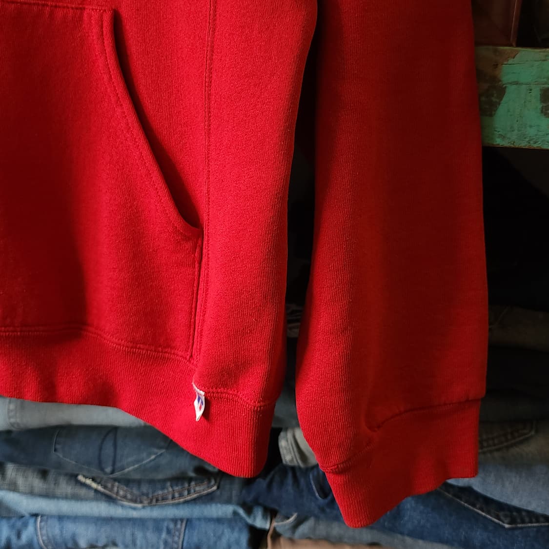 90s 러셀 후드 스웻셔츠 골든 이글스 오리지널 빈티지 레터링 M 상품이미지7