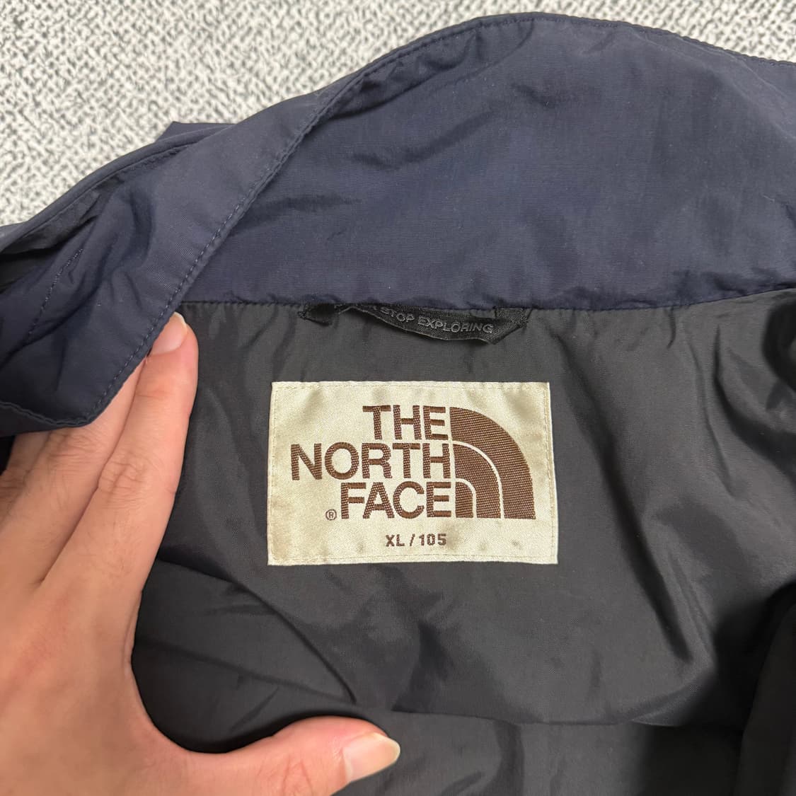 노스페이스 화이트라벨 바람막이 네이비 XL 상품이미지4