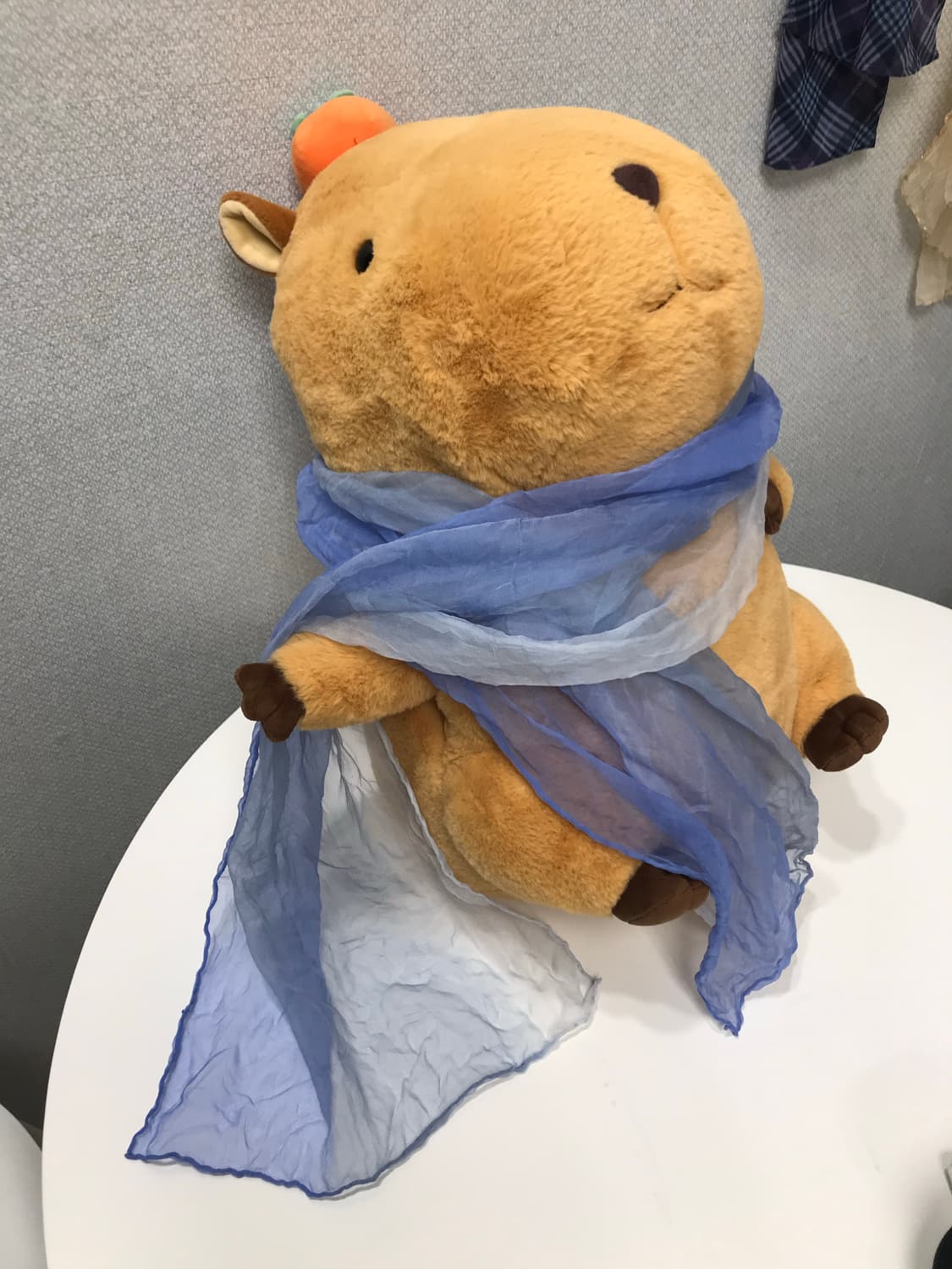 그라데이션 블루 스카프  상품이미지3