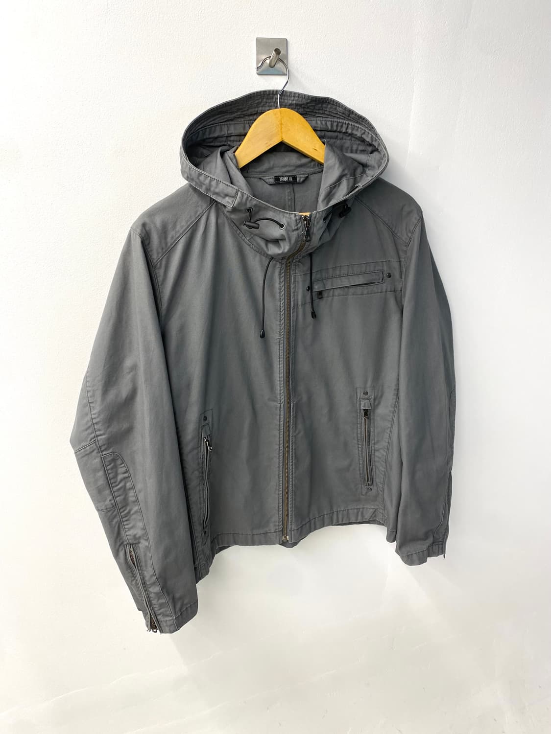 [M] Old Uniqlo 올드 유니클로 스키니 핏 유틸리티 후드자켓 상품이미지3
