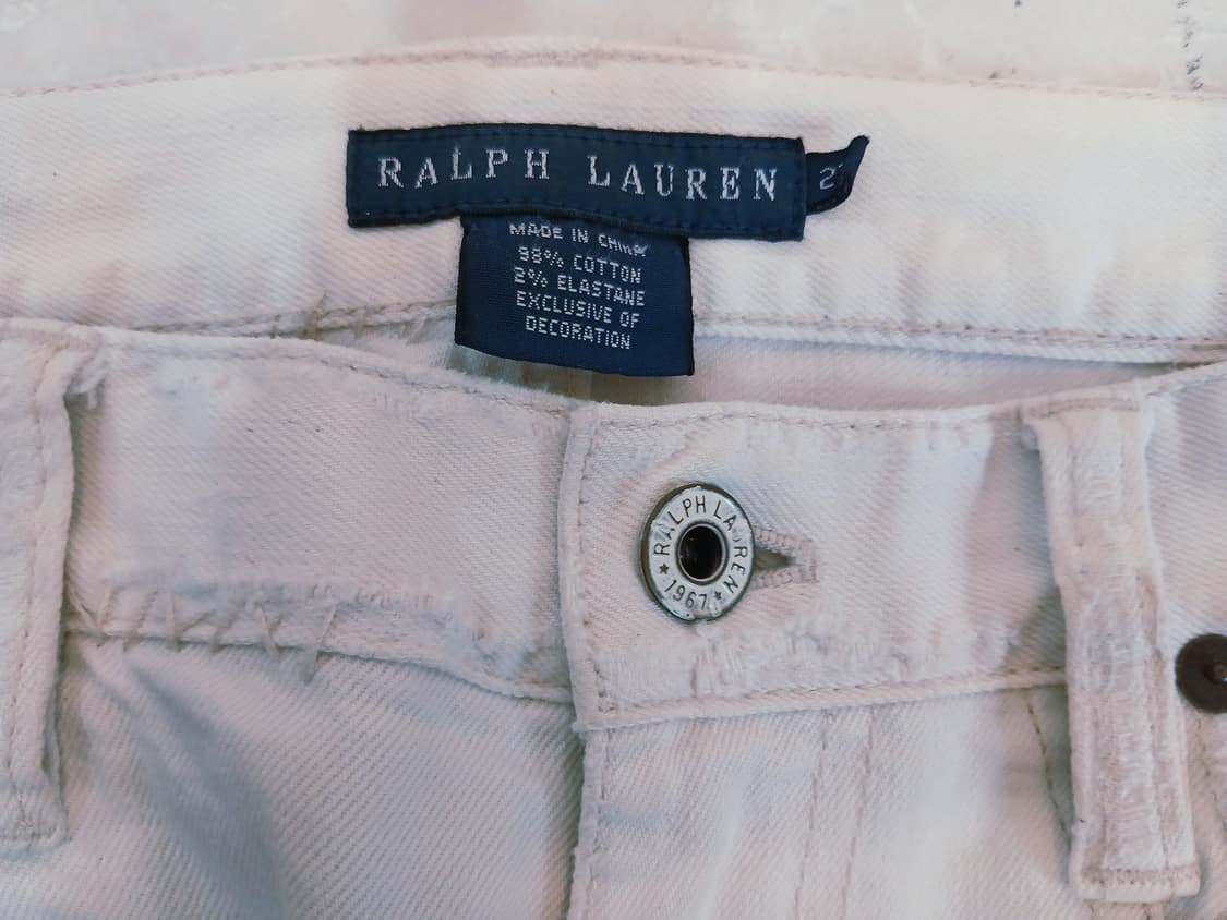 [RALPH LAUREN] 정품 파이톤 가죽 패치 디스트로이드 데님 상품이미지4
