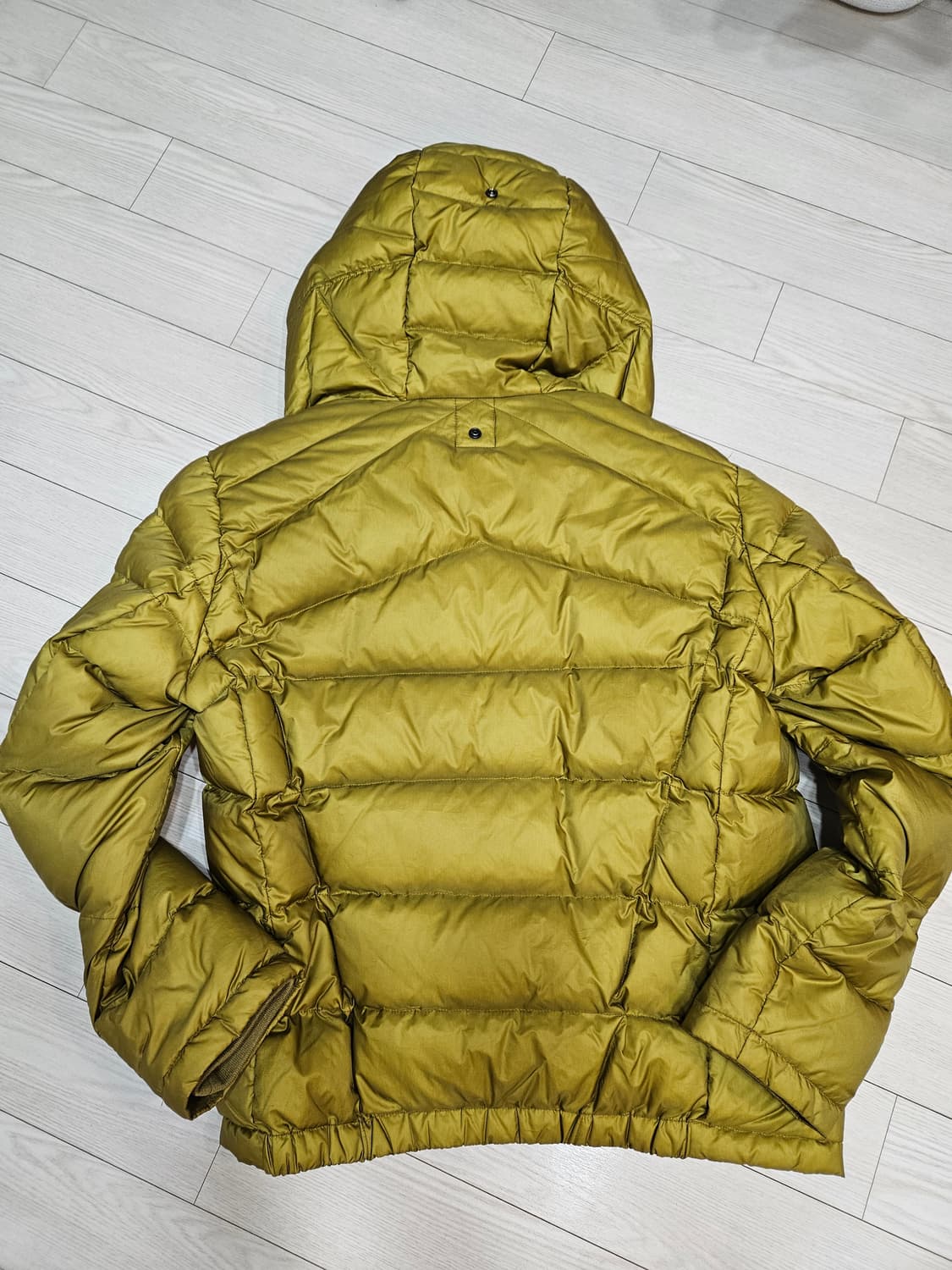인터메조 머스타드옐로우 후드패딩 상품이미지2