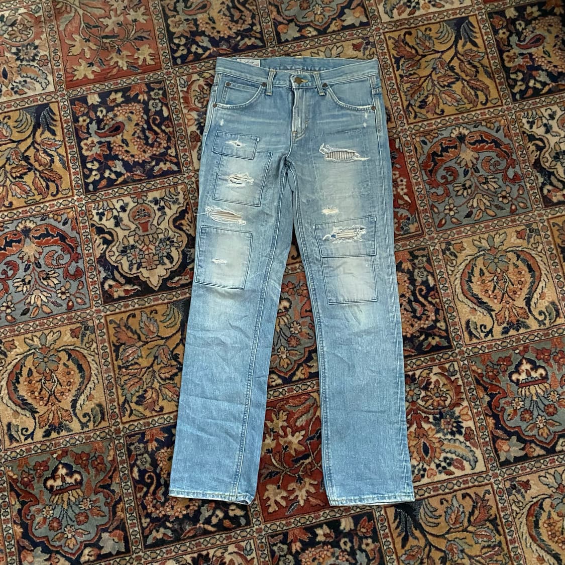 🌊Lee riders lady repaired Denim pants 상품이미지2