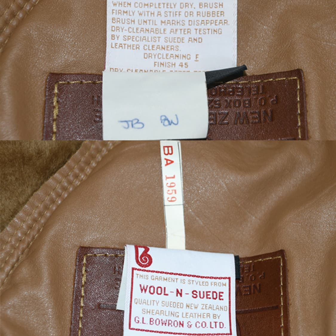 made in New Zealand CANTERBURY 빈티지무스탕 상품이미지10