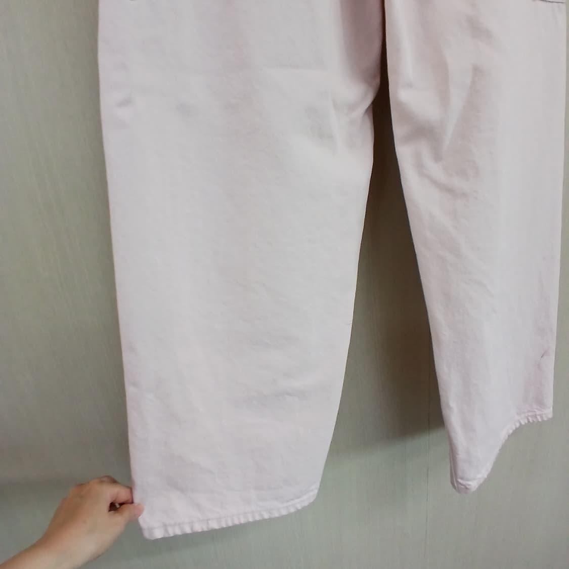 연핑크 면 바지 상품이미지7