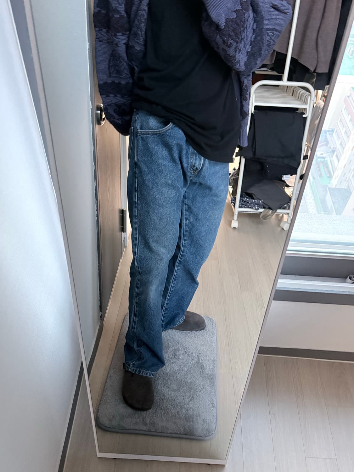 (34x30, 실측 32) 00s 리바이스 517 MEXICO 중청 상품이미지3