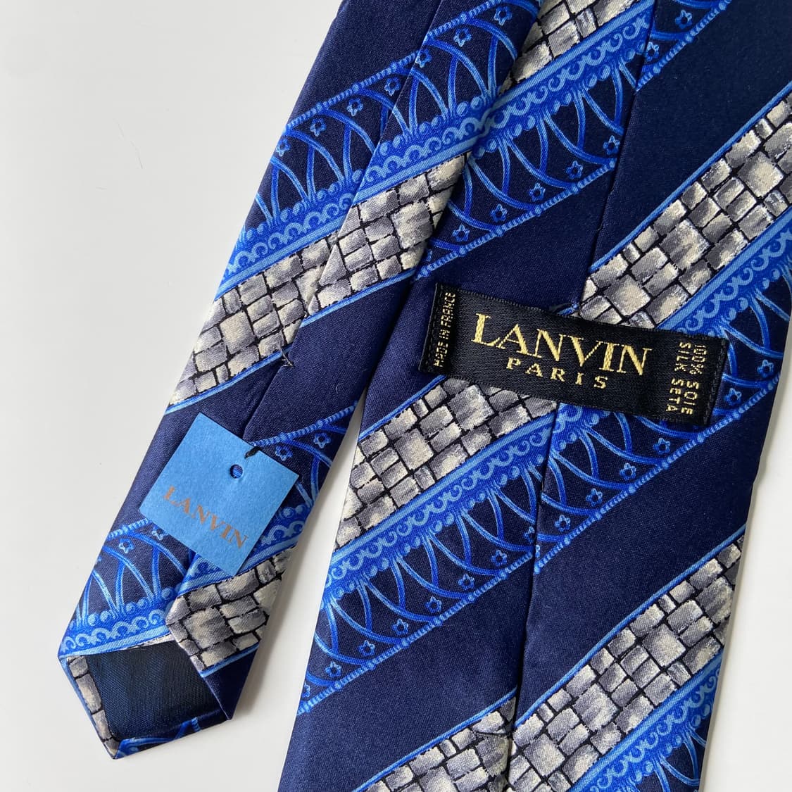 택달린 미사용품 랑방 정품 명품넥타이 (LANVIN) 상품이미지5