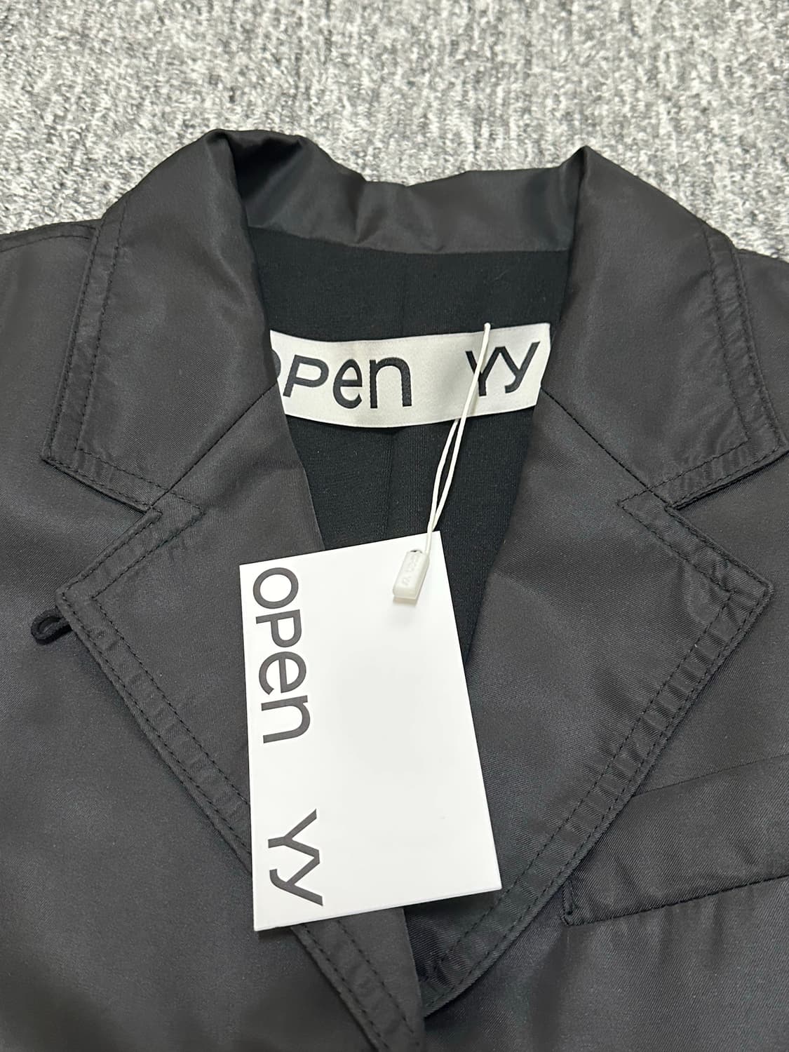 택 있음0) Open yy 오픈와이와이 PATCH 패치 포켓 집업 자켓 상품이미지3