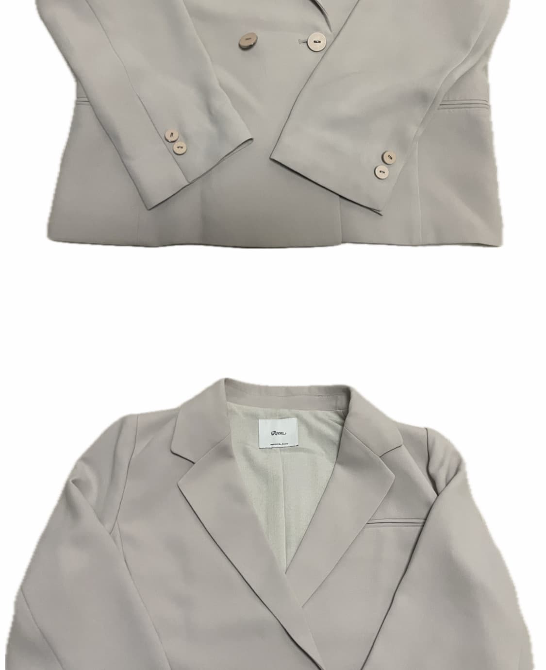 Roem 여성 더블 버튼 자켓 상품이미지2
