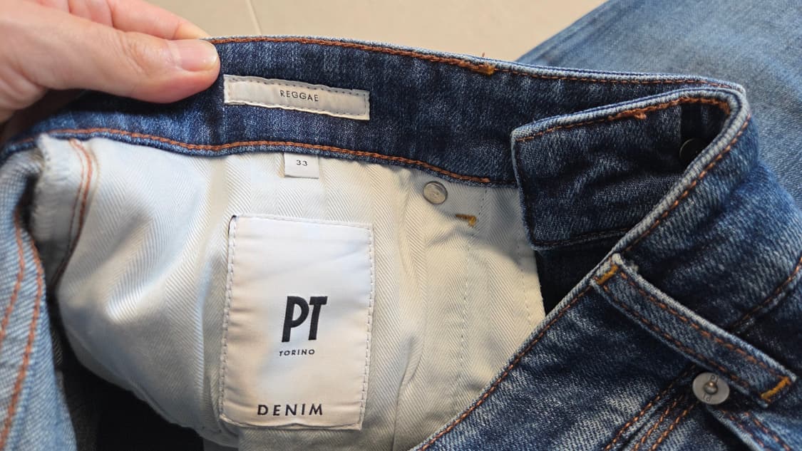 PT Torino 피티 토리노 블루 워시 포켓 레게진 청바지  상품이미지5