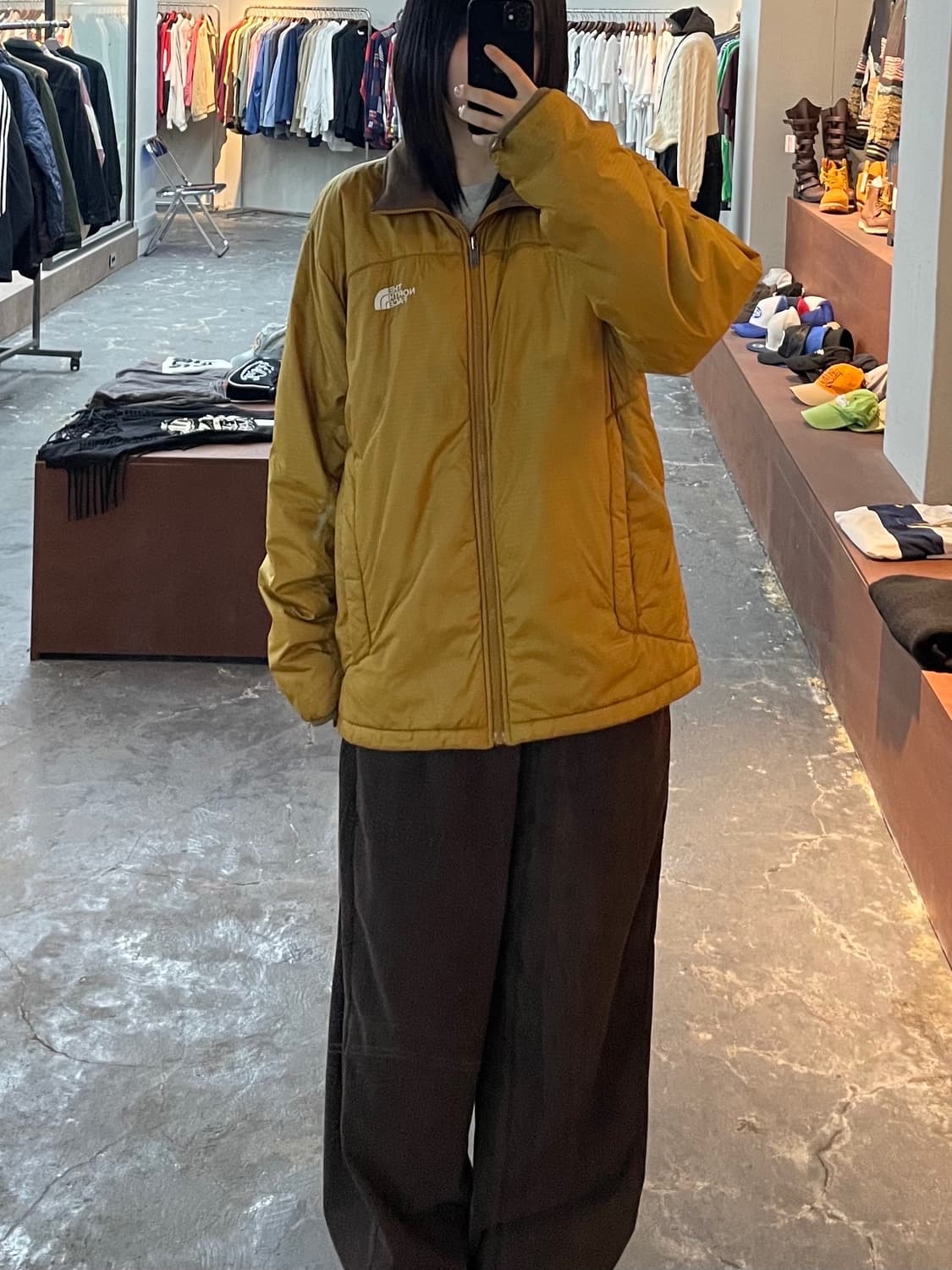 노스페이스 로고 다운패딩재킷 H1048 상품이미지1