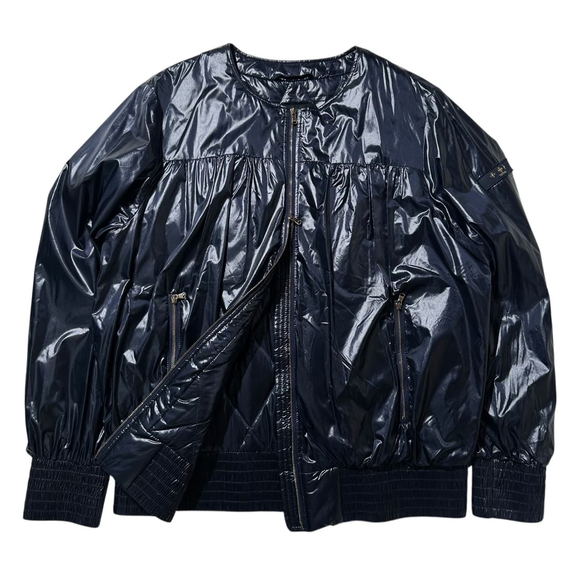 (매장판) 타트라스 구스다운 라운드넥 경량패딩 네이비 상품이미지1