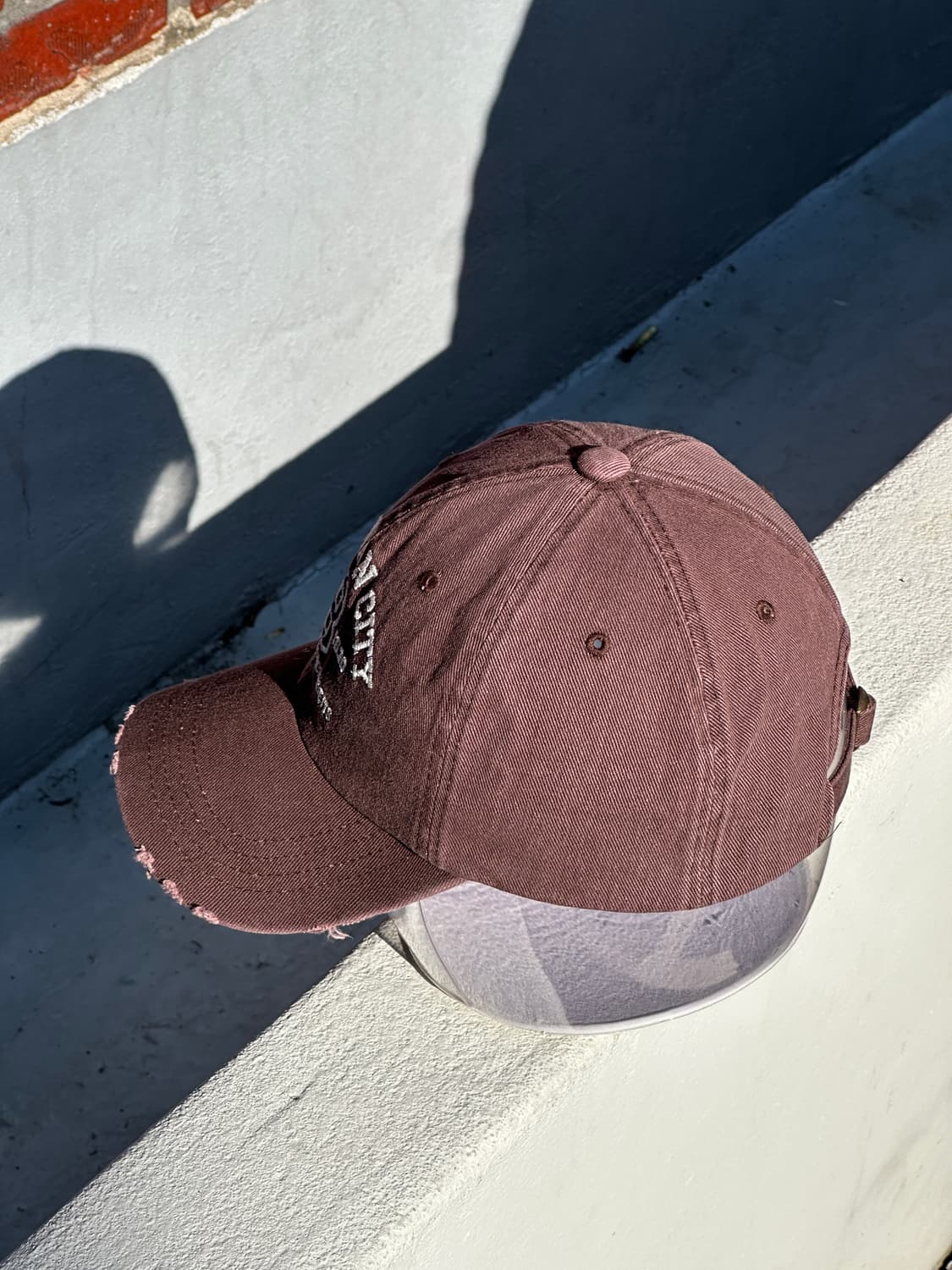 [F] 빈티지 퓨리탄시티 브라운 볼캡 모자 상품이미지3