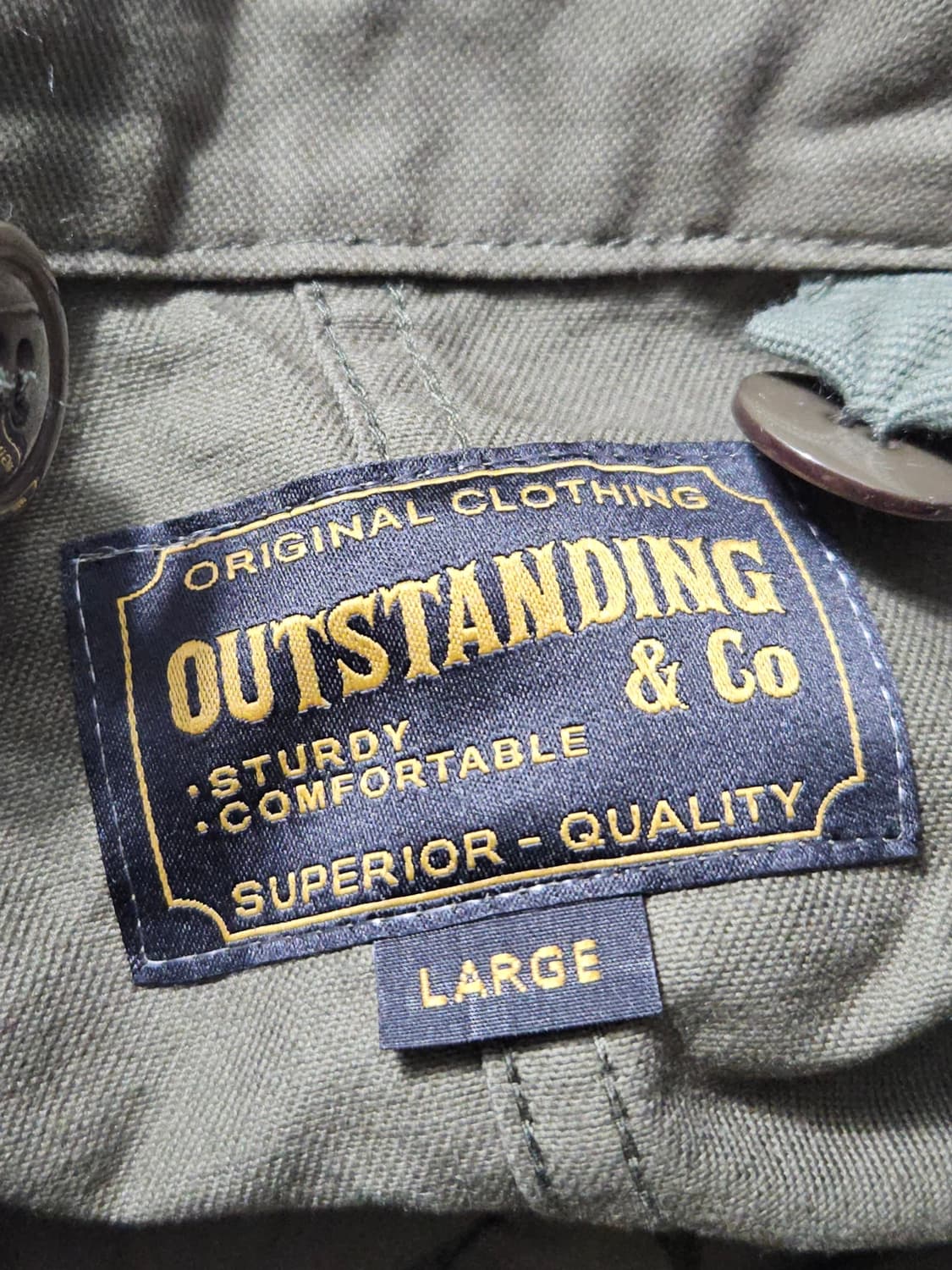 아웃스탠딩 개파카 M65 피쉬테일 L 내피포함 상품이미지4