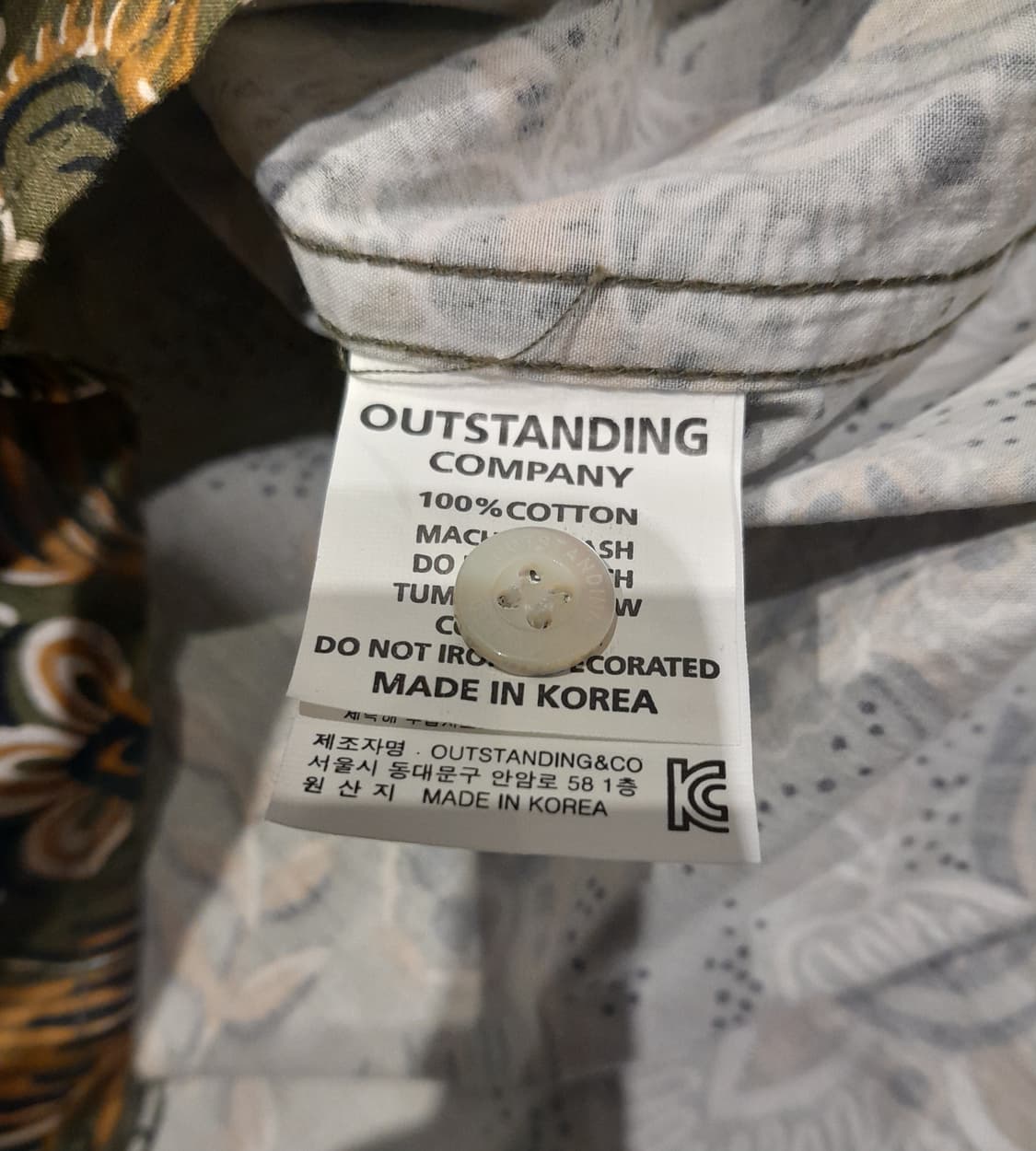 💥아웃스탠딩 플라워 하프셔츠 (S)
 상품이미지8