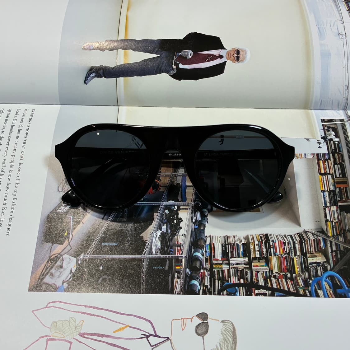 Dries Van Noten x Linda Farrow glasses 상품이미지3