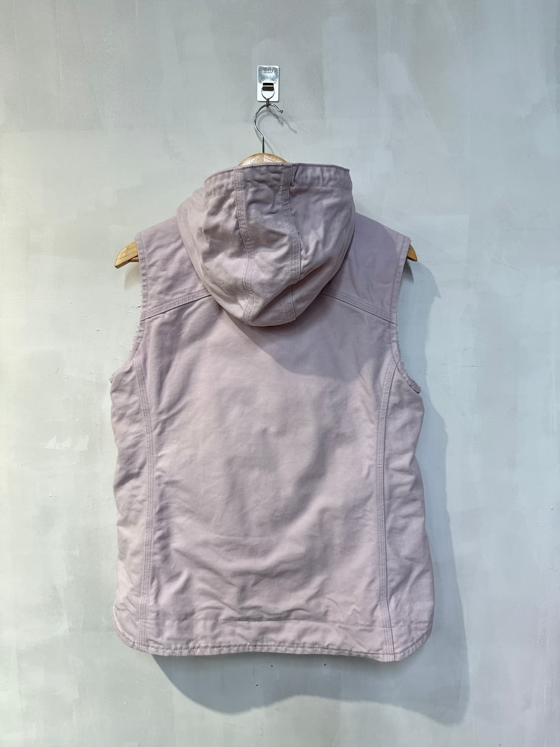 칼하트 연보라 플리스 후드 베스트 조끼 상품이미지4