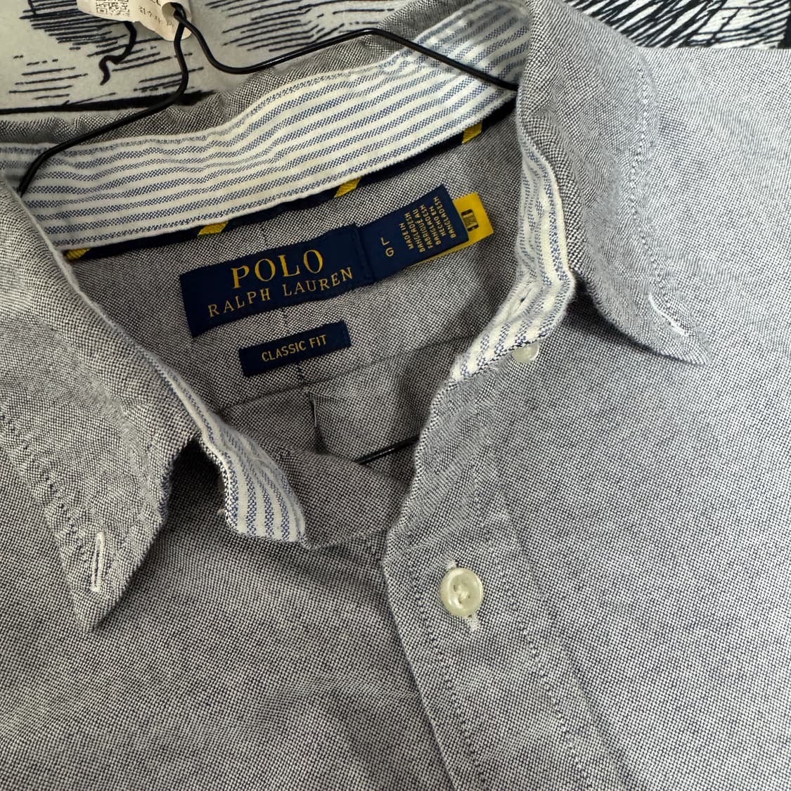 qr인증) 폴로랄프로렌 클래식핏 셔츠 L사이즈 상품이미지2