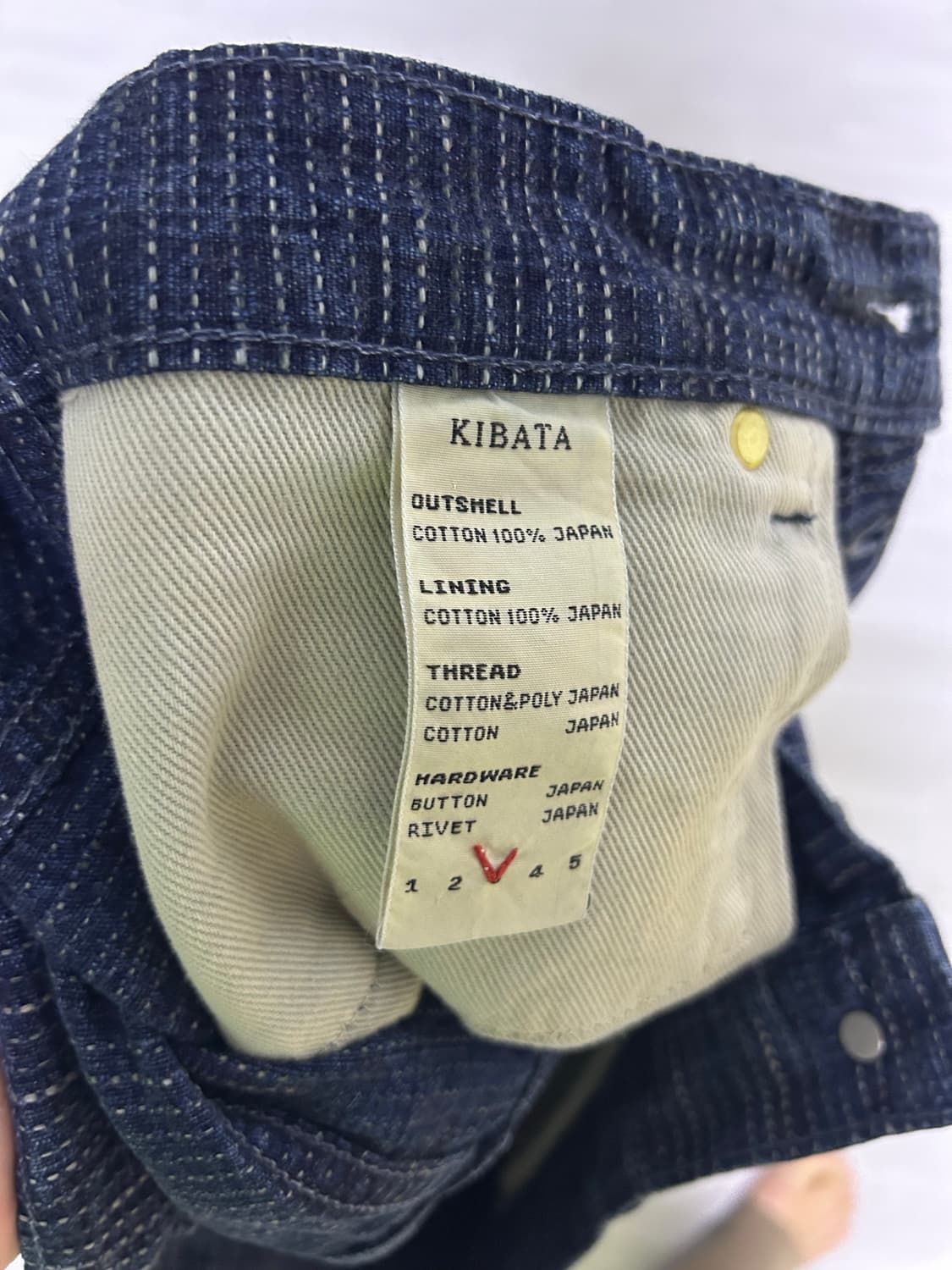 키바타 카시코 팬츠 올드블루 3 상품이미지4