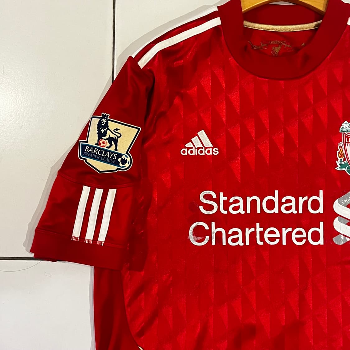 아디다스 리버풀 10-11 홈 제라드 마킹 유니폼 상품이미지5